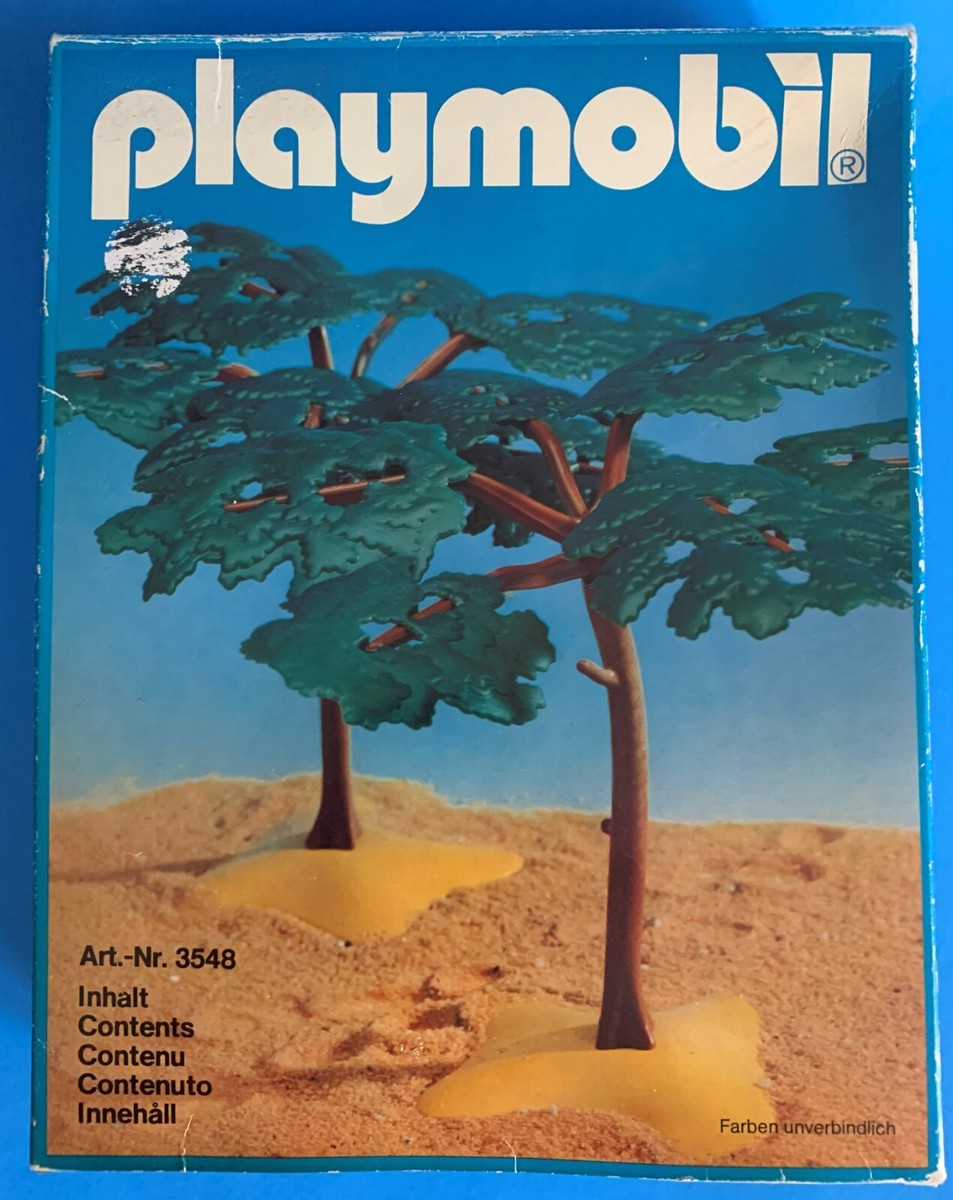 Playmobil ACACIA TREES x2 w/ BOX (from Germany) perfect for Safari