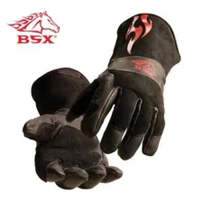 Revco Black Stallion BS50 Premium Split Cowhide Stick/MIG Welding Gloves Large