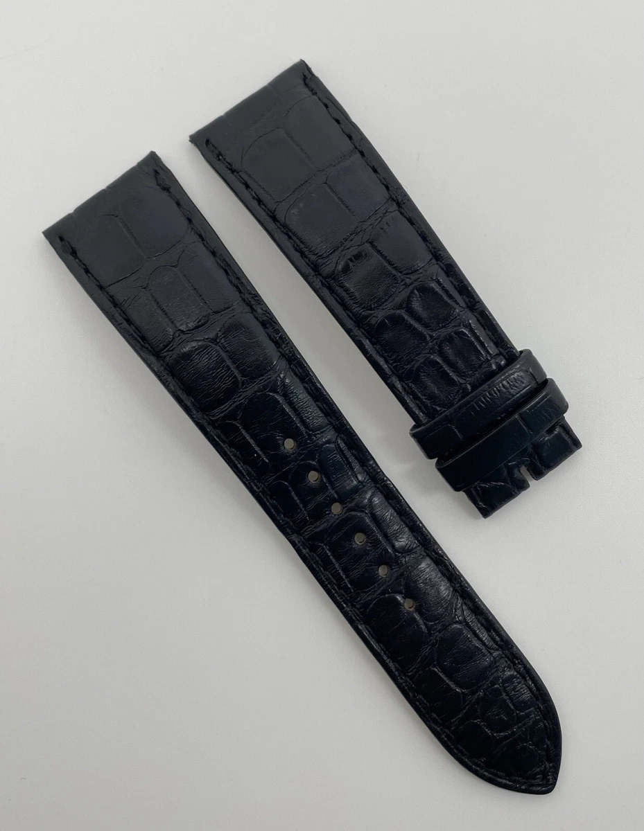 Authentic Jaeger LeCoultre 21mm x 18mm Black Alligator Watch Strap Band JLC OEM