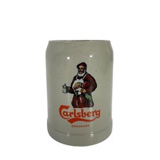 Vintage Gerz W. Germany Carlsberg 0.5l Stoneware Handled 5” Beer Stein