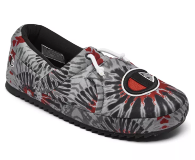 Men's Champion University Slippers 'Tie Dye Black Scarlet