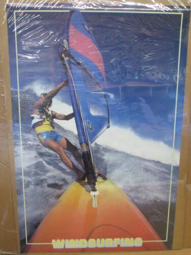 vintage Wind surfing surf poster 1987 18247 - Picture 1 of 5