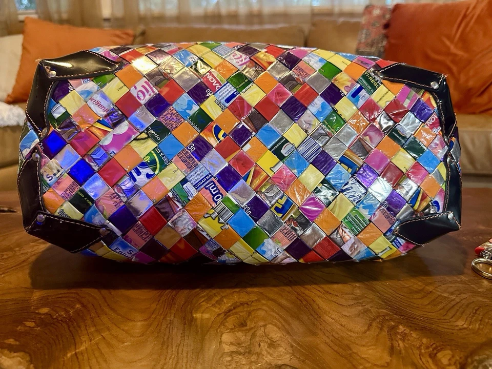 Cartera Envolvedora de Caramelos Años 90 Retro Y2K Duradera Única Fiesta Viaje Vacaciones Bolsa Foto 4 de 4