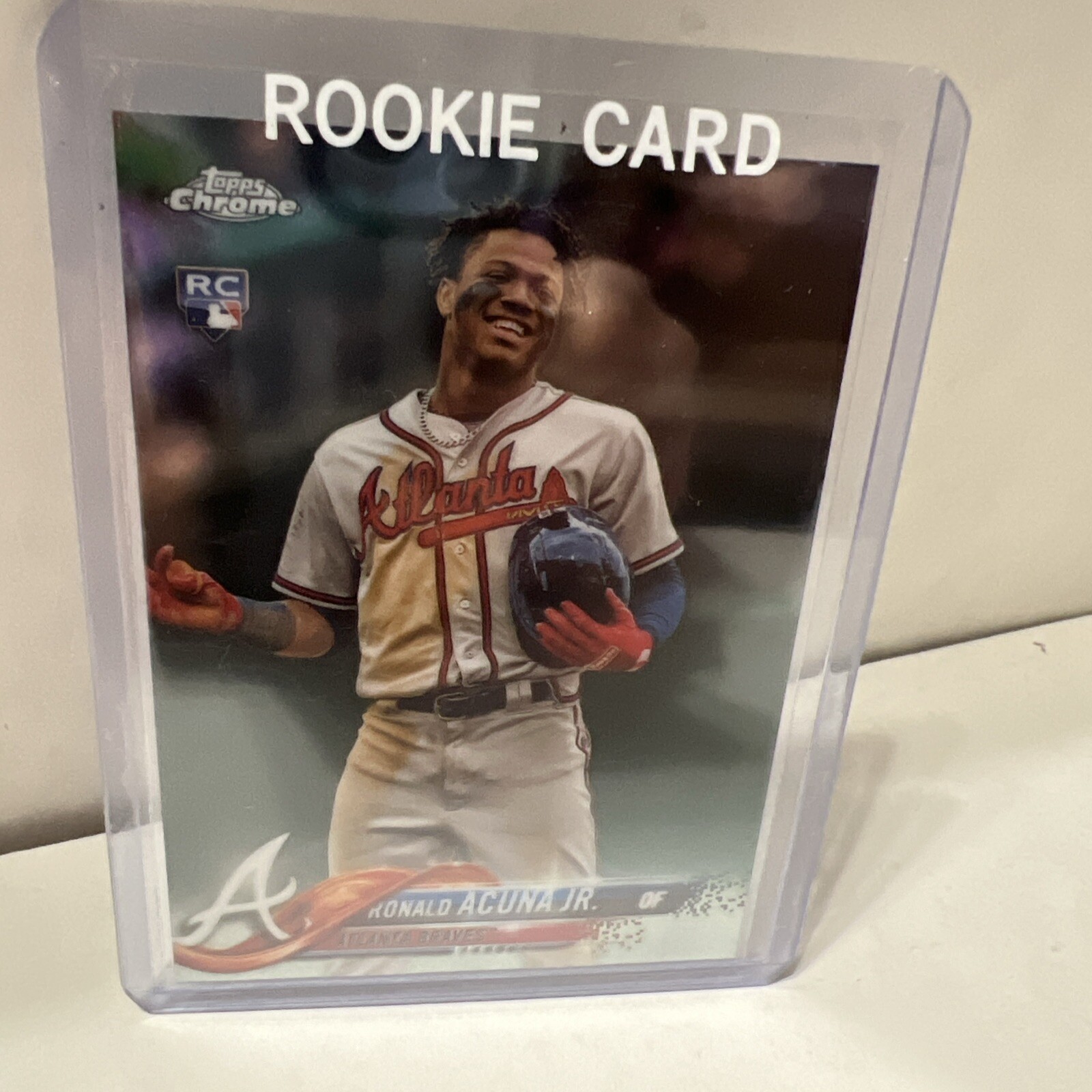 2018 Topps Chrome Update RONALD ACUNA JR RC💥#HMT-25 Braves