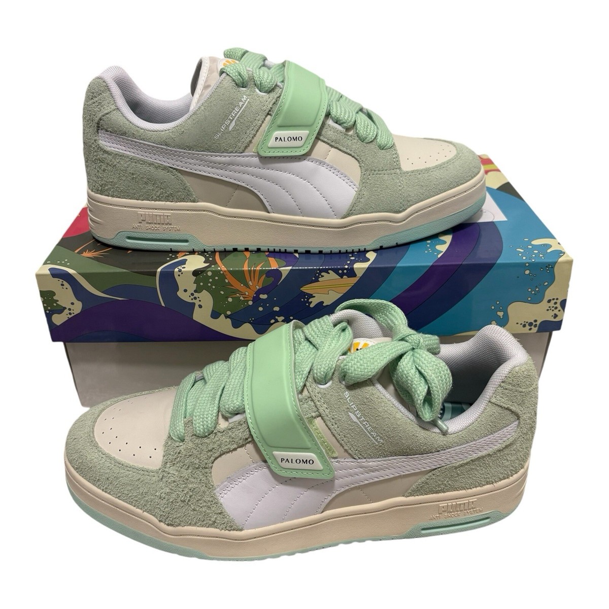 ★送料・関税込★PUMA★PALOMO X PUMA SLIPSTREAM LO★ Puma Men's PALOMO x Slipstream Low “Vintage Surf” Casual