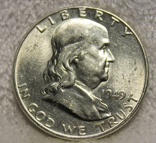franklin half dollar 1949 uncirculated