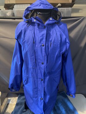 REI Gore-Tex Jacket Parka Women's 14 Ski Rain Blue Waterproof