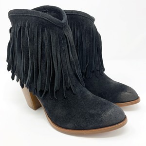 frye black suede boots