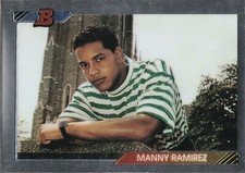 1998 - Bowman - Chrome - Bowman Rookie Reprints (1992 Card #532) - Manny Ramirez