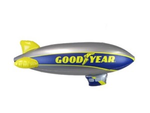 33" Goodyear Inflatable Blimp Made of eco-friendly phthalate free PVC material.