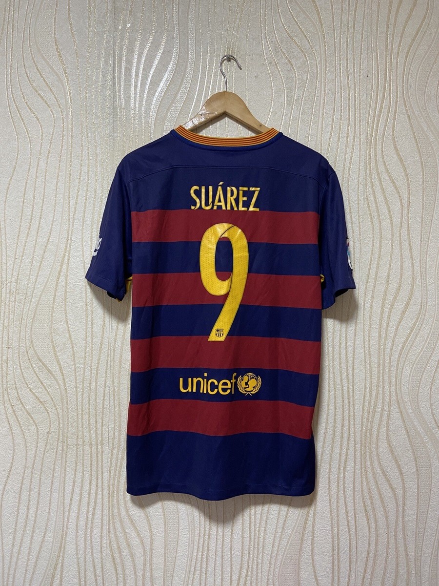 nike fc barca ナイキ バルセロナ 2016 新品 スアレス M Amazon.co.jp: NIKE(ナイキ) FCバルセロナ ホームユニフォーム