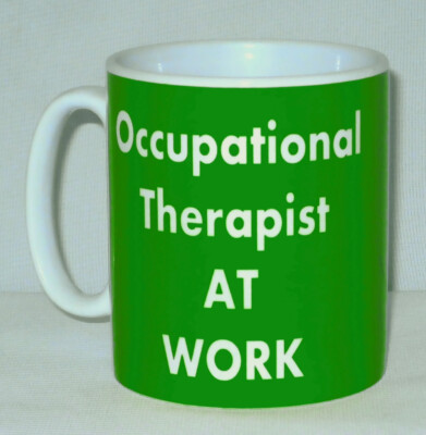 Tasse Ergotherapeut bei der Arbeit personalisierbar tolles Krankenhaus Therapie Geschenk
