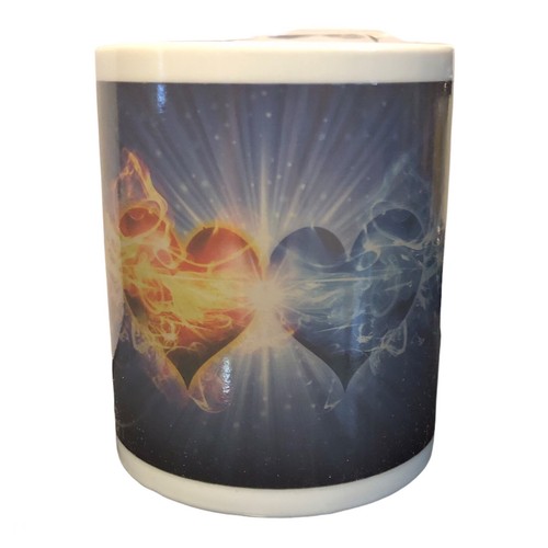 Magic Mug Color Changing Hearts Heat Sensitive Cup Ceramic 10oz Valentines Gift - Picture 3 of 11