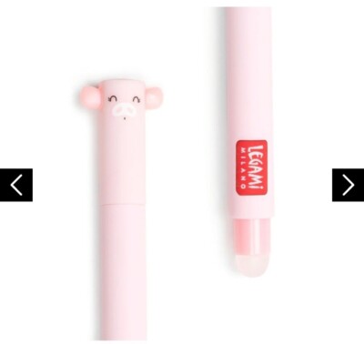 Legami Gelstift Schwein (Pig) - NEU - Löschbarer Gelstift