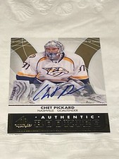 2012-13 SP Game Used Edition Authentic Rookies Chet Pickard #132 Rookie Auto RC