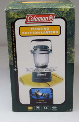 Coleman Floating Krypton Lantern - Model 5310 Silver Metallic Finish FLOATS