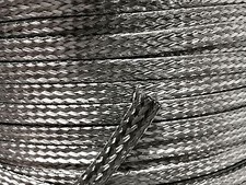 2 FEET 1/4 BRAIDED BRAID 304 STAINLESS EXPANDABLE SLEEVE WIRE HARNESS LOOM