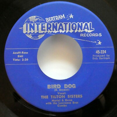 Muriel Tilton 45 Bird Dog / Goodnight Bertram Girl Group Teen Neu Jr 1630