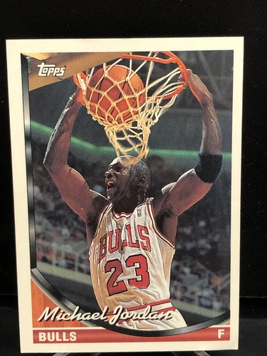 1993-94 Michael Jordan Topps Gold Chicago Bulls #23 Card Error Wrong DOB