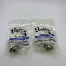 Lot Of 2 Straight Hose End(H-002) for EZ oil drain valve(Medium & Large Body)