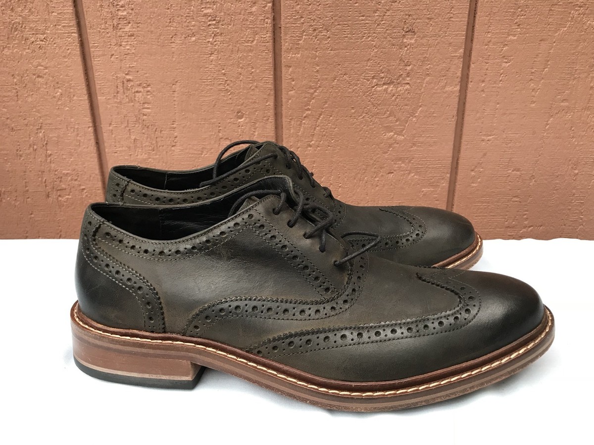 Cole Haan Men’s Colton Black Leather Wingtip Oxford Dress Shoes Size 12 Brogue Men main image 4
