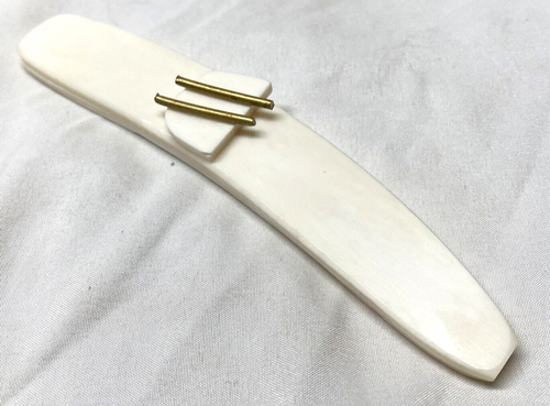 Vorgeformte Rinderknochen gerade Rasierwaagen für breitere Rasierklingen mit Hardware - Bild 4 von 5