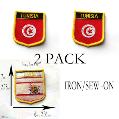 Premium Vector | Flag Of Tunisia And Made In Tunisia Emblem Badge Labels - Foto 7
