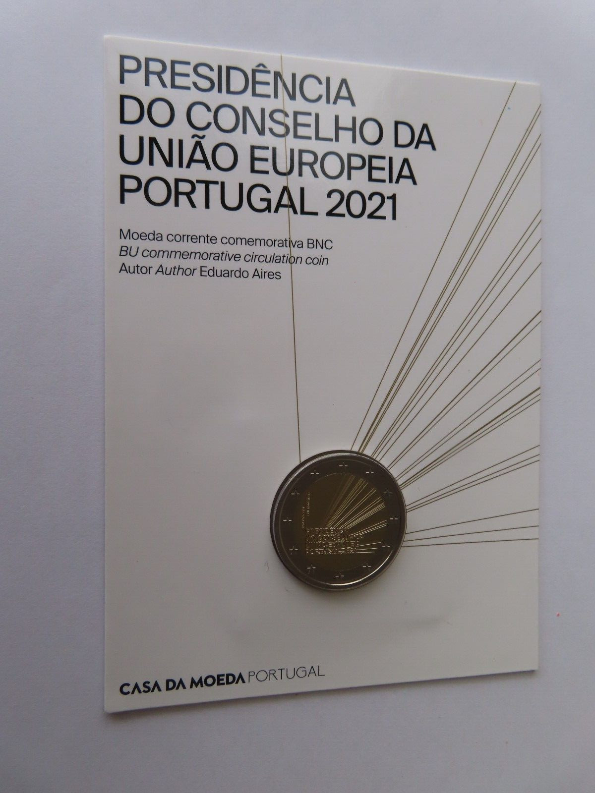 Portugal 2 euros  2021 présidence du Conseil de l'UE   BU  (5 000 ex.)    CPS