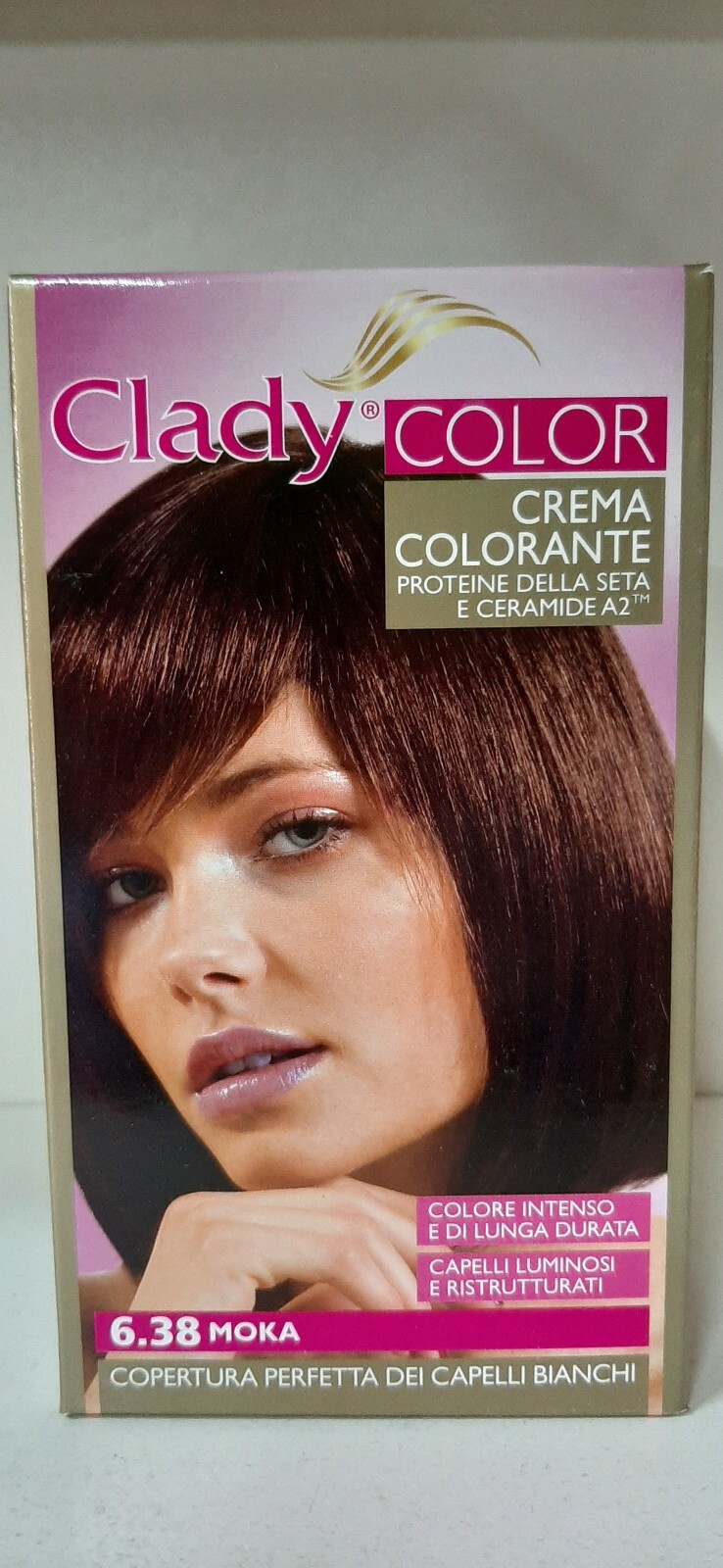 TINTA PER CAPELLI CLADY COLOR 6.38 MOKA