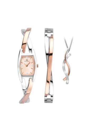 Accurist Reloj Mujer , Collar Y Pulsera Set de Regalo 8244G - Imagen 1 de 1