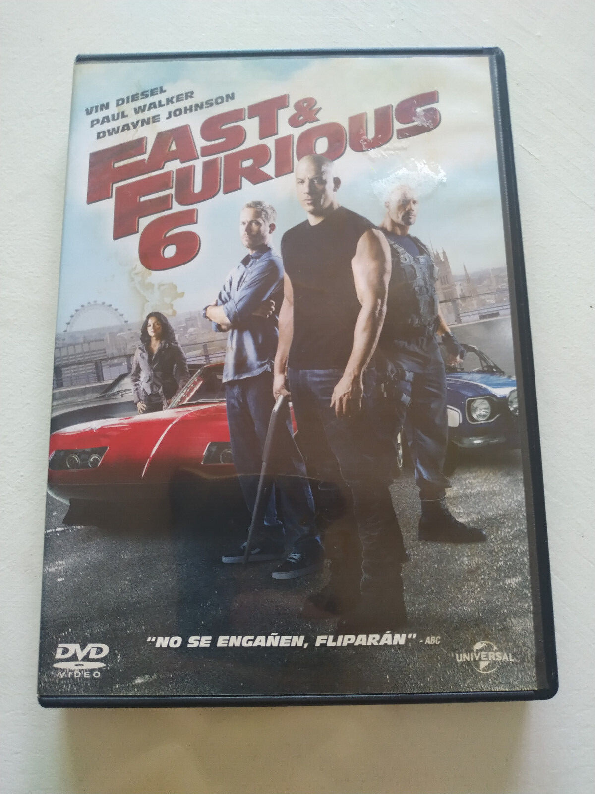 Fast & Furious 6 Vin Diesel Paul Walker - DVD Spanish English Region 2 Am