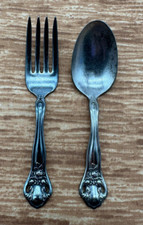 Holmes Edwards XIV Baby Spoon  Baby Fork