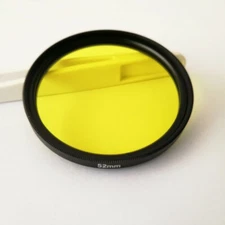 52mm 490nm Golden Yellow Filter Glass JB490 GG495