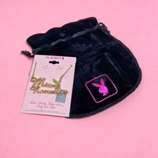 Brandneu Playboy Miss November Gold Geburtsmonat Name Halskette