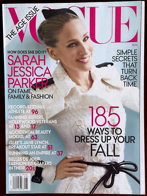 Vogue Magazine ~ August 2011 ~ Sarah Jessica Parker Mario Testino