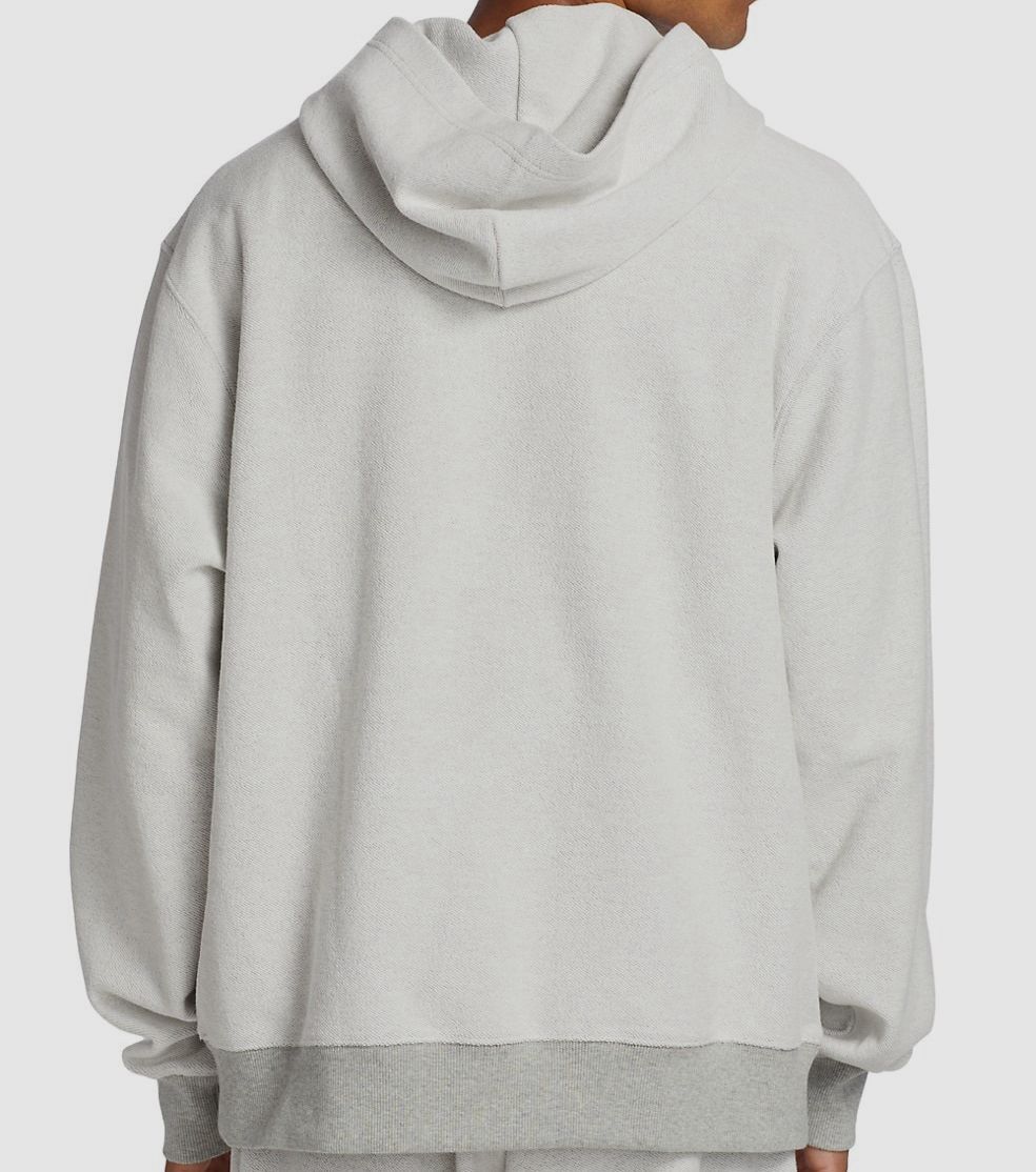$250 STAMPD Men's Gray Micro Strike Reverse Hoodie Sweater