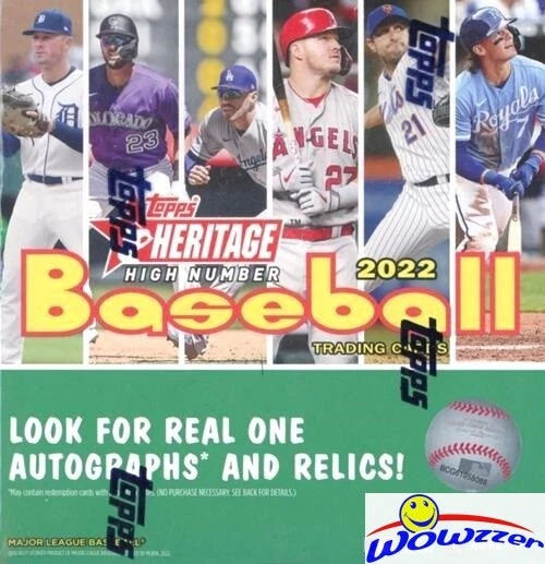 2022 Topps Heritage HIGH Number Baseball HUGE MEGA BOX-CHROME! Witt Jr RC Year!