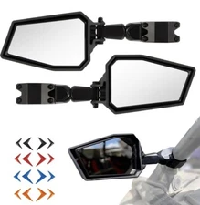 PSLER UTV Side Mirrors Rear View Racing Mirrors for RZR