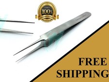 O.R GRADE SWISS JEWELER STYLE FORCEPS 5 TWEEZERS 4.5" SURGICAL INSTRUMENTS