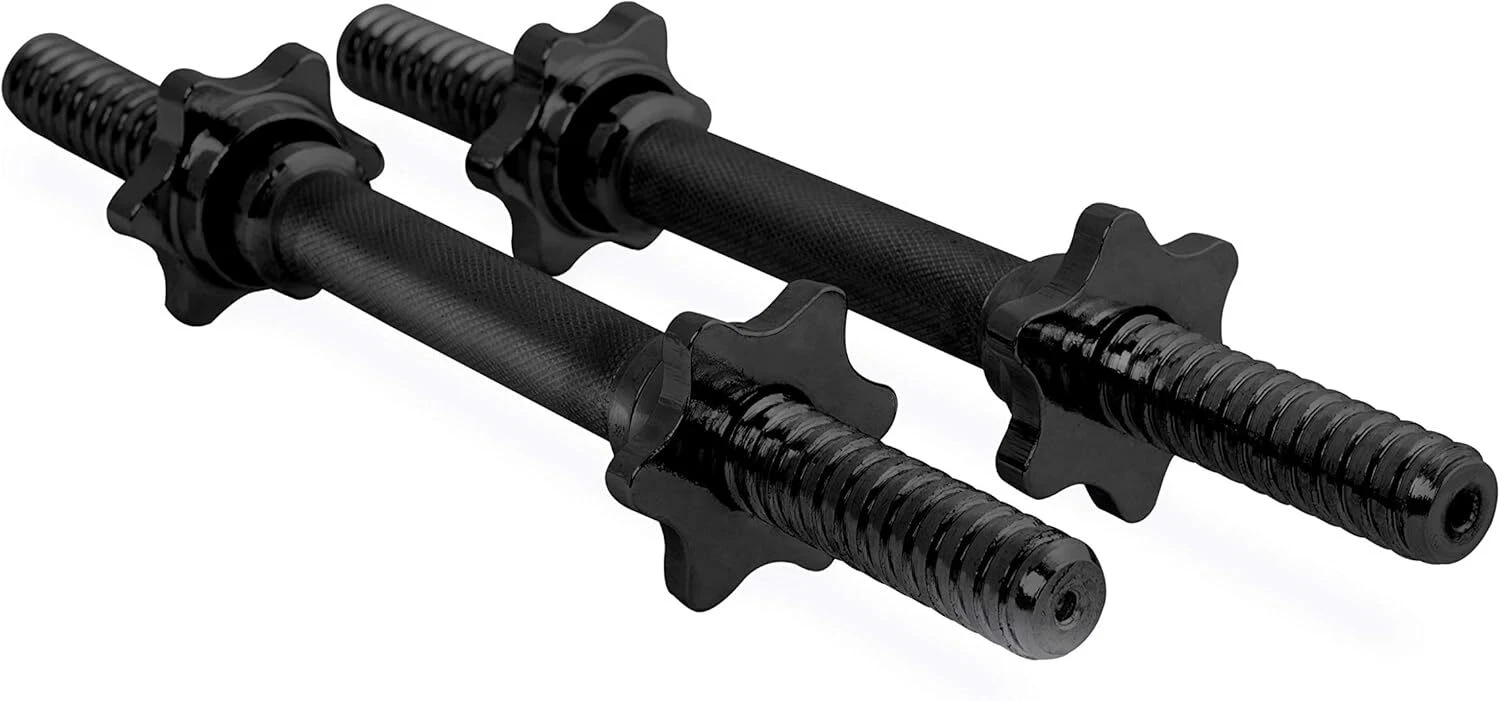 CAP Barbell 14" Regular Dumbbell Handles Adjustable Weight Black Pair New