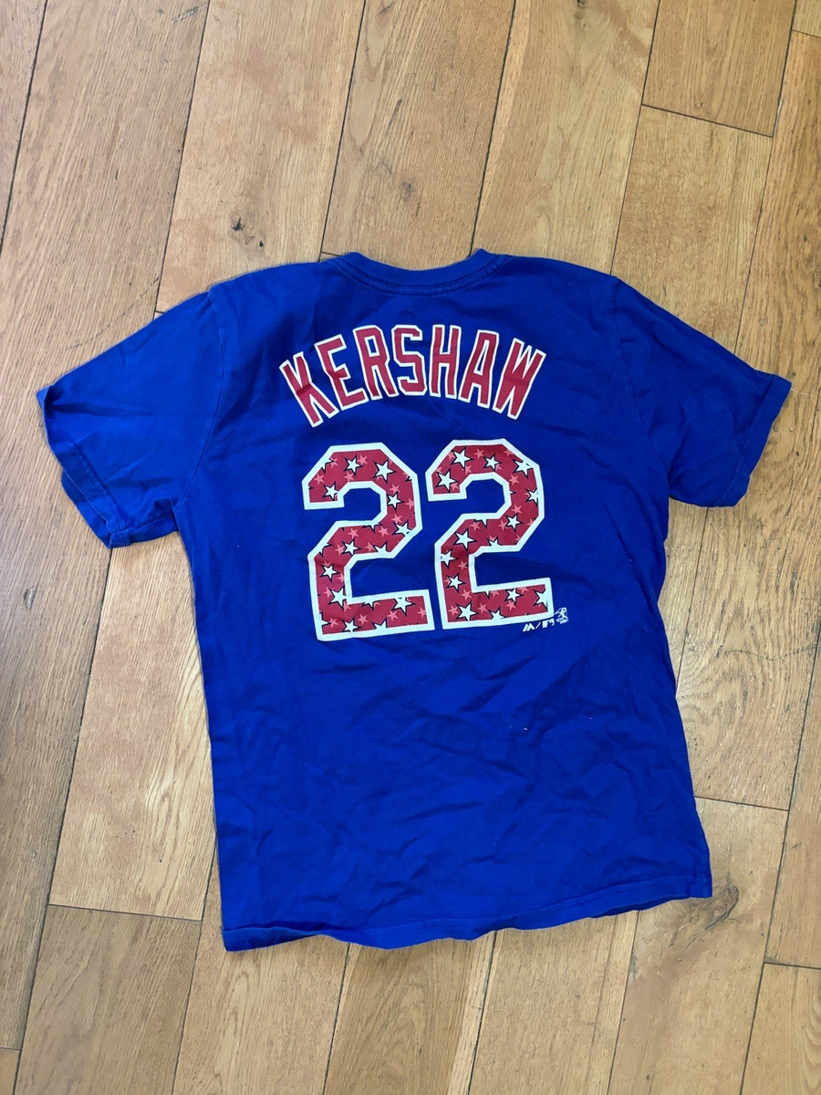 Maillot Baseball LA Dodgers #22 Clayton Kershaw Majestic Taille XL