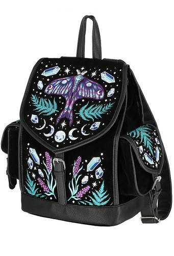Restyle - Enchanted Forêt - Sac à Dos Avec Moth Broderie / Travail ...