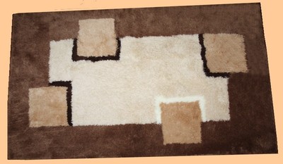 Badematte Braun Beige Mokka Bad Teppich Bad Garnitur Neu Ebay