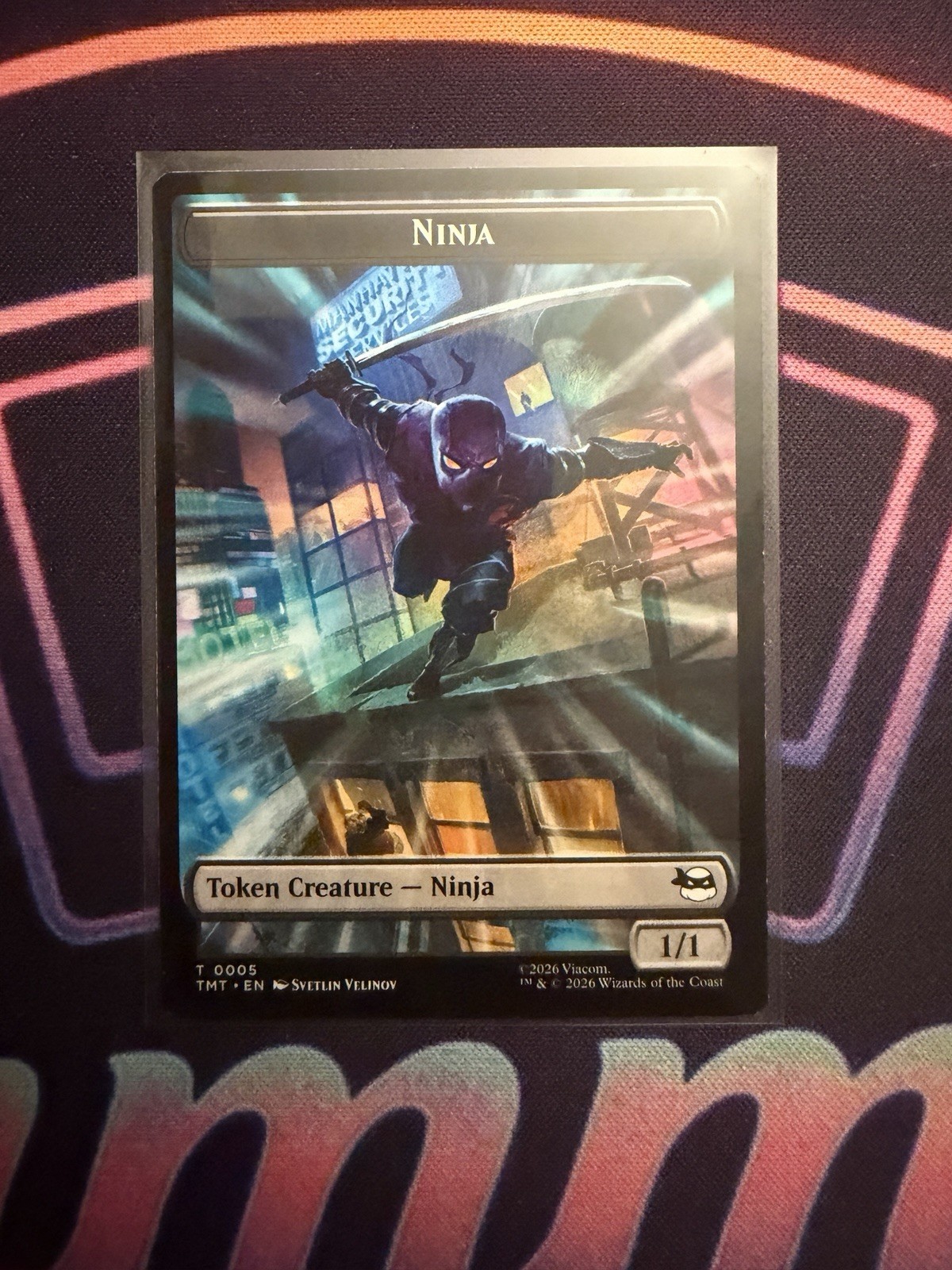 Teenage Mutant Ninja Turtles MTG Token Ninja / Mutagen #T 0005