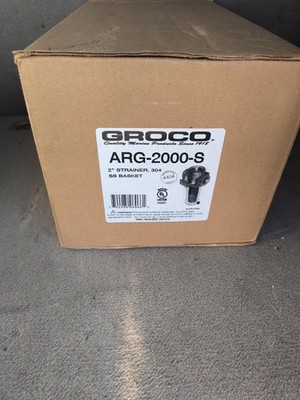 Groco 2'' Raw Water Strainer with #304 SS Basket