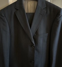 Hugo Boss black 100% wool suit. Worn once EU 050 Equivalent UK 40 pockets sealed