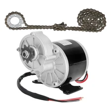 36V 350W DC Brush Electric Motor Kit Chain Gear Reduction Tricycle Trike e Bike