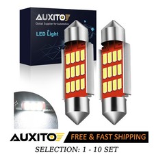 2-20x 36mm Festoon Led Smd Interior Bulbs Courtesy Map Dome License Light White