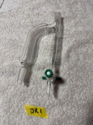 Chemglass Graduated Distilling Receiver, BARRETT, VACUUM JACKETED CG-1262 10mL 