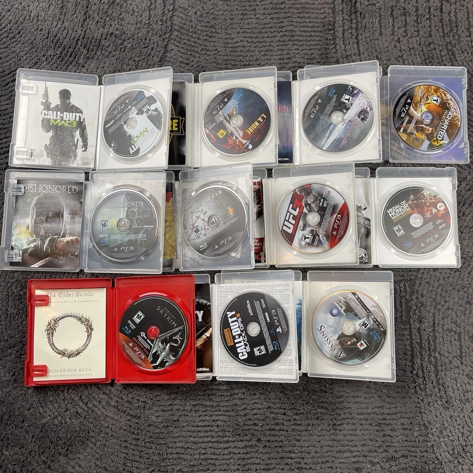 Lote de 11 juegos PS3 - Call of Duty, Skyrim, Uncharted 3, L.A. Noire, Heavy Rain Foto 3 de 4